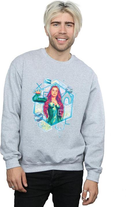 Actual product image Mens Aquaman Mera Geometric Sweatshirt (S)
