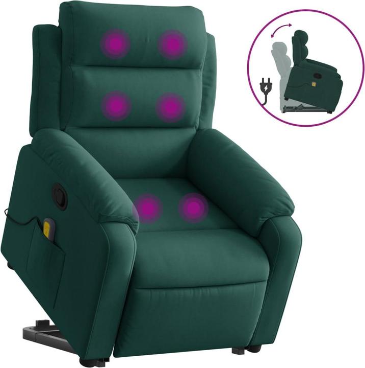 Immagine prodotto VidaXL Sedia per massaggi con aiuto in piedi in velluto