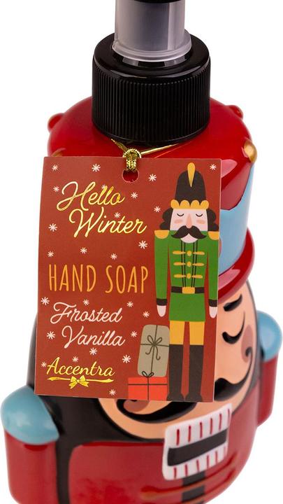 Actual product image Accentra Seifenspender mit Flüssigseife NUTCRACKER, Nussknacker (Liquid soap, 350 ml)