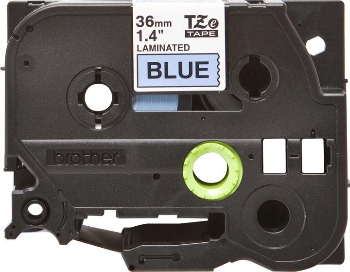Produktbild Brother P-touch Schriftband TZe laminiert (3.60 cm, Blau)
