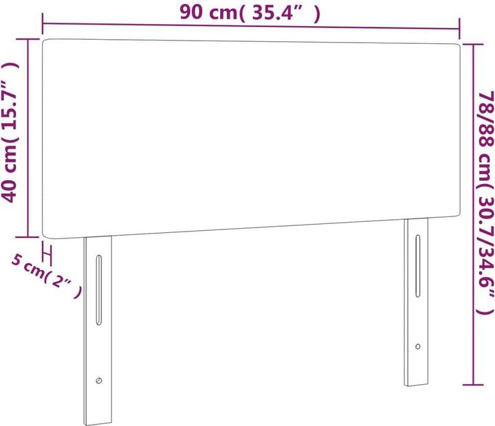 Produktbild VidaXL Conni (90 x 5 x 78/88 cm)