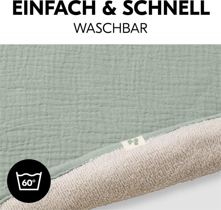 Actual product image Hauck Changing Mat Liner Sage