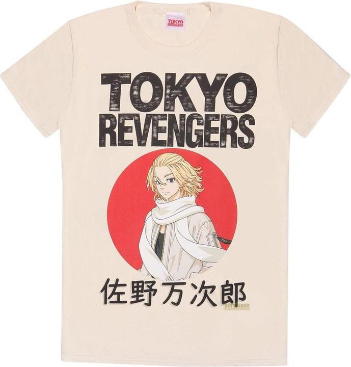 Actual product image Heroes Inc Tokyo Revengers T-Shirt Manjiro Sano Red Circle size L (L)