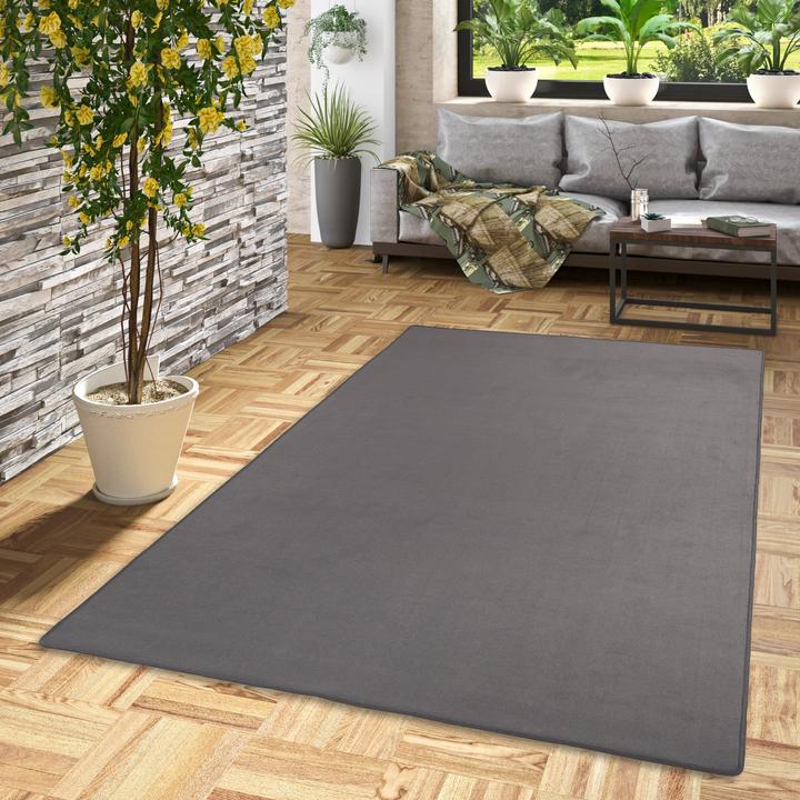 Actual product image Snapstyle Basic velour carpet Carla (133 x 133 cm)