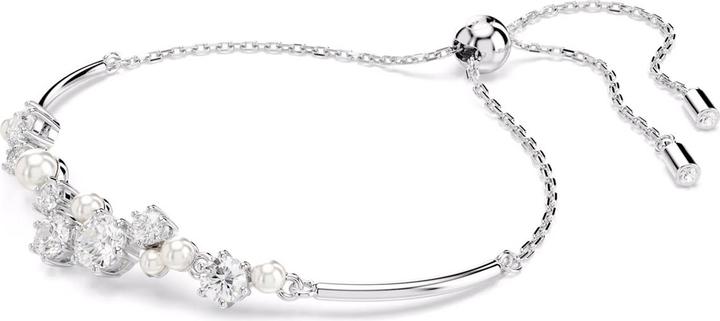 Image du produit Swarovski Constella Armreif Kristallperle Rundschliffe Weiss (24 cm, Métal Swarovski)