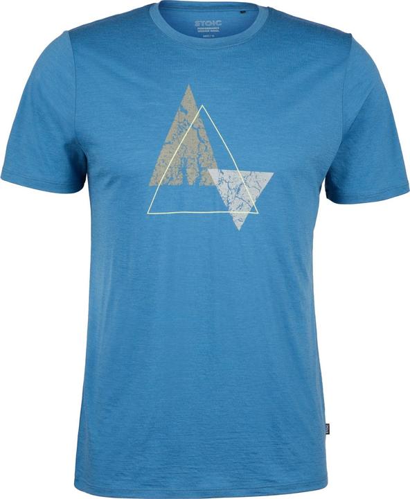 Actual product image Stoic Merino155 LaholmSt. Print T-Shirt Peak (L)