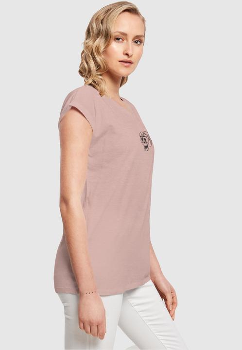 Produktbild Merchcode Ladies Frida Kahlo - Skeleton Extended Shoulder Tee - 116121 (L)