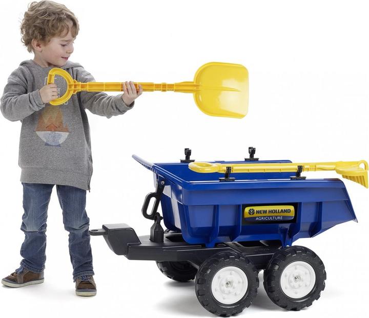 Image du produit Falk Toys New Holland Traktor + Anh. XL