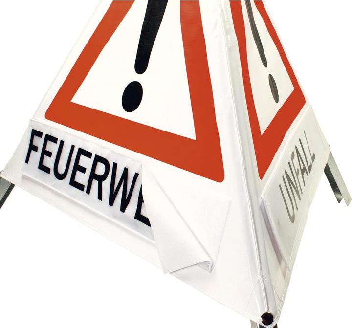 Produktbild Dönges Klett-Faltsignal, 900 mm, retroreflektierend, ohne
