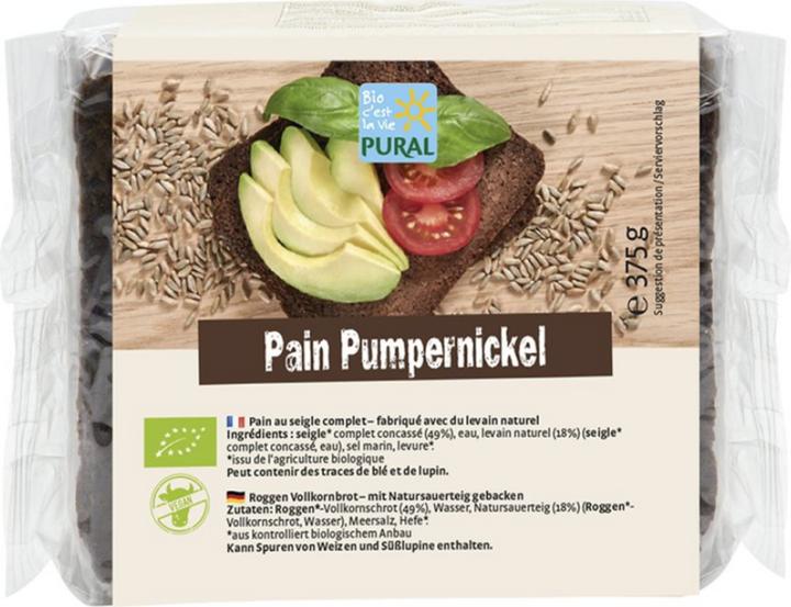 Produktbild Pural Pumpernickel Brot (375 g)