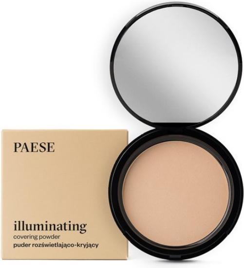 Actual product image Paese Illuminating Covering Powder Powder 1C Warm Beige 9G (Warm Beige)