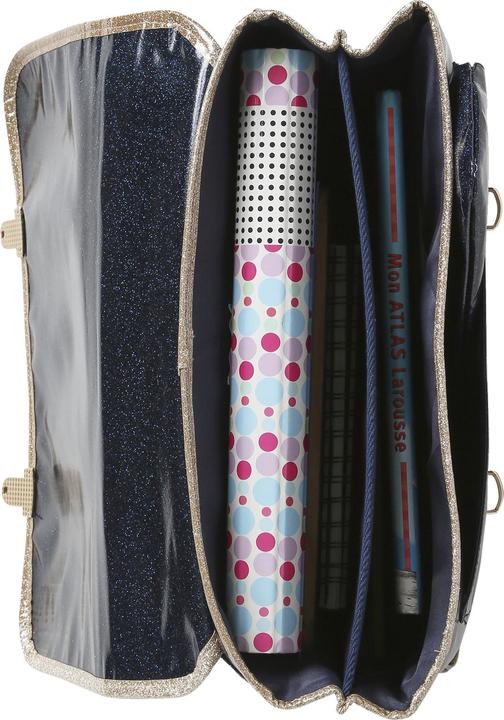 Actual product image Vertbaudet Girls' satchel & pencil case FLOWER POWER