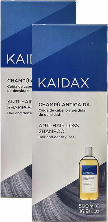 Topicrem Kaidax Anti-Haarausfall Shampoo 500ml - 2er-Pack (1000 ml, Flüssiges Shampoo)