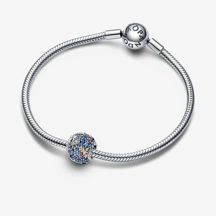 Image du produit Pandora Planète Mercure & étoiles scintillantes Charm (Argent 925)