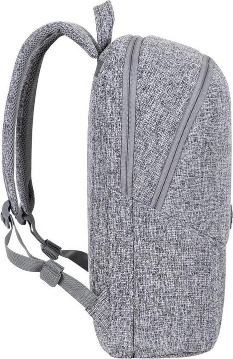 Actual product image Rivacase Laptop backpack, Light gray (15 l)