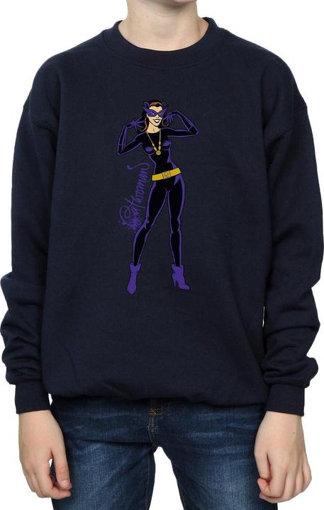 Immagine prodotto Catwoman Happy Pose Felpa Ragazzi (140, 146)