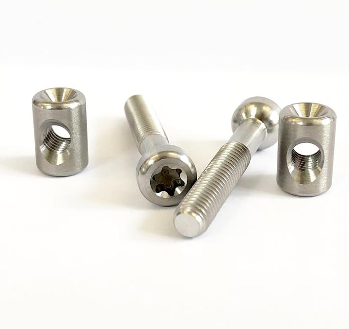 Produktbild BikeYoke Revive Sattelklemmschrauben Titan, 2 Stück.