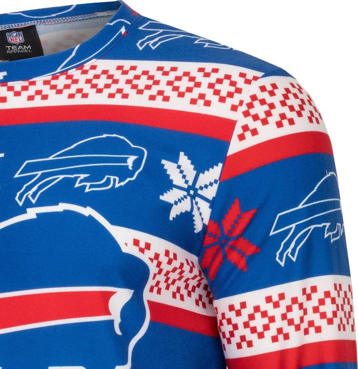 Produktbild Foco NFL Winter XMAS Pyjama Schlafanzug Buffalo Bills - L (L)