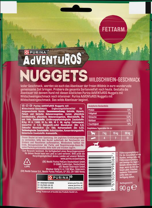 Produktbild Adventuros Nuggets (Adult, 1 Stk., 90 g)