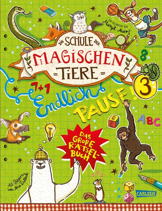 Produktbild Die Schule der mag Tiere - Endlich Pause! Rätselbuch (Deutsch, Christiane Hahn, Nikki Busch, Margit Auer, 2023)