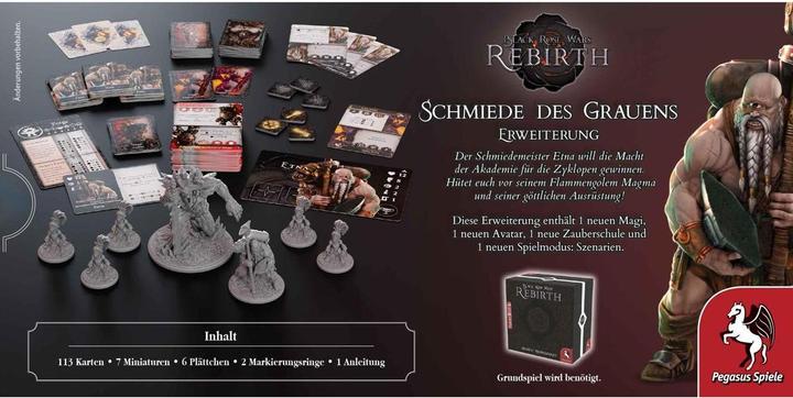 Produktbild Pegasus Black Rose Wars - Rebirth: Schmiede des Grauens, Brettspiel, für 2-4 Spieler, ab (Deutsch)