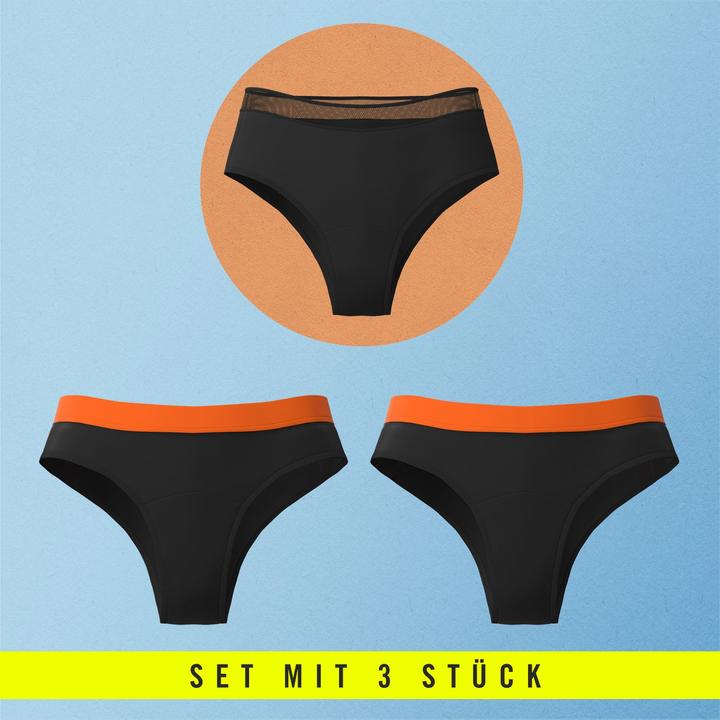Immagine prodotto Weekiss Set mestruale leggero - biancheria intima mestruale, biancheria intima mestruale, mutandine (XXL)