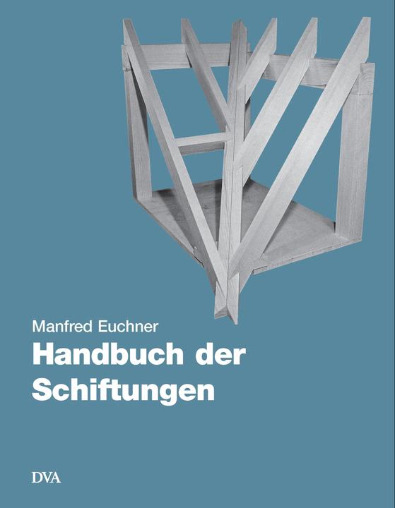 Actual product image Handbuch der Schiftungen (German, Manfred Euchner, 1989)