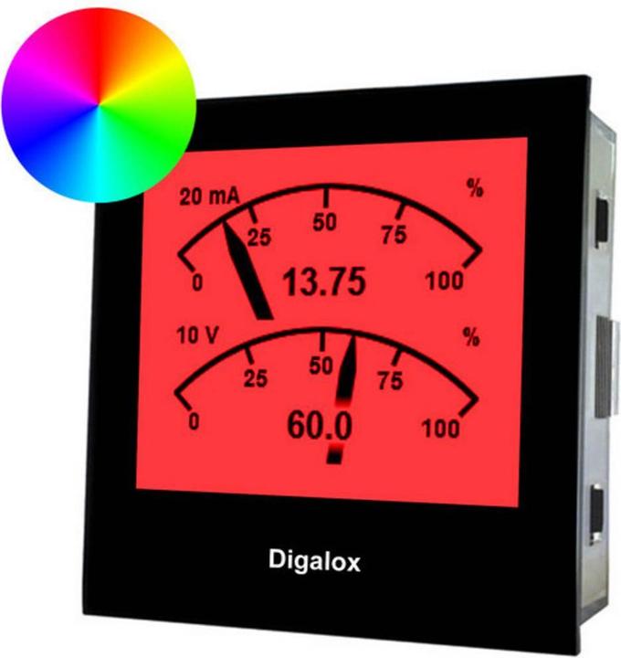 TDE Instruments Digital Panelmeter Digalox Graphical DIN meter for 10V/20mA DC with multiple display R