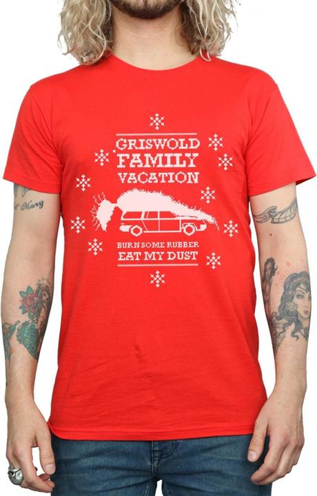 Immagine prodotto National Lampoon´s Vacation National Lampoon's Christmas Vacation Eat My Dust Maglietta Uomo (XL)