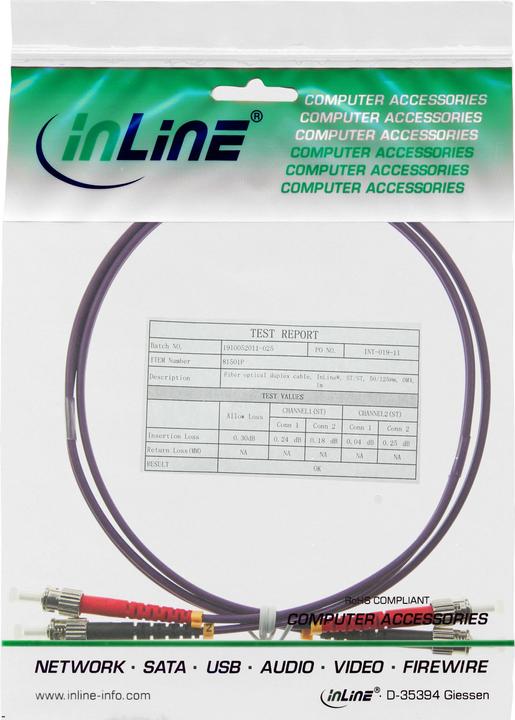 Image du produit InLine LWL Câble duplex (CAT6, 15 m)