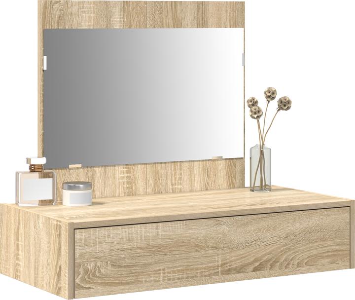 Image du produit VidaXL Coiffeuse murale Chêne Sonoma 83x40x70 cm
