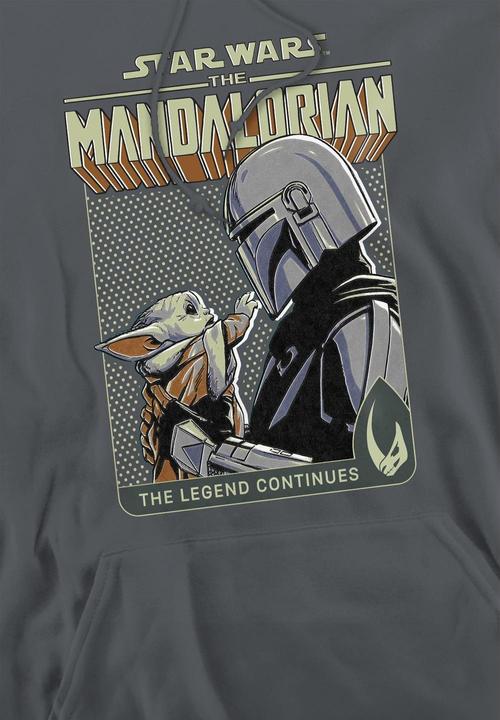 Actual product image Star Wars Mens Legend Continues Grogu Hoodie (XXL)