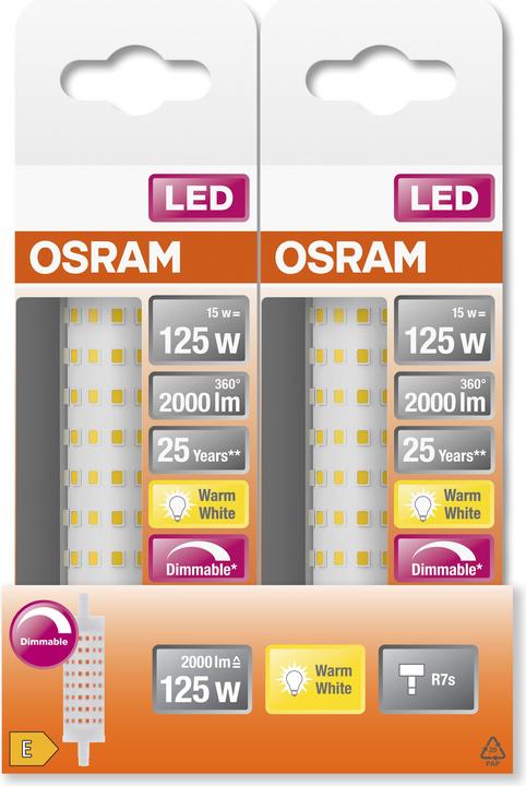 Produktbild Osram Led Line R7S (R7s, 15 W, 2000 lm, 1 x, E)