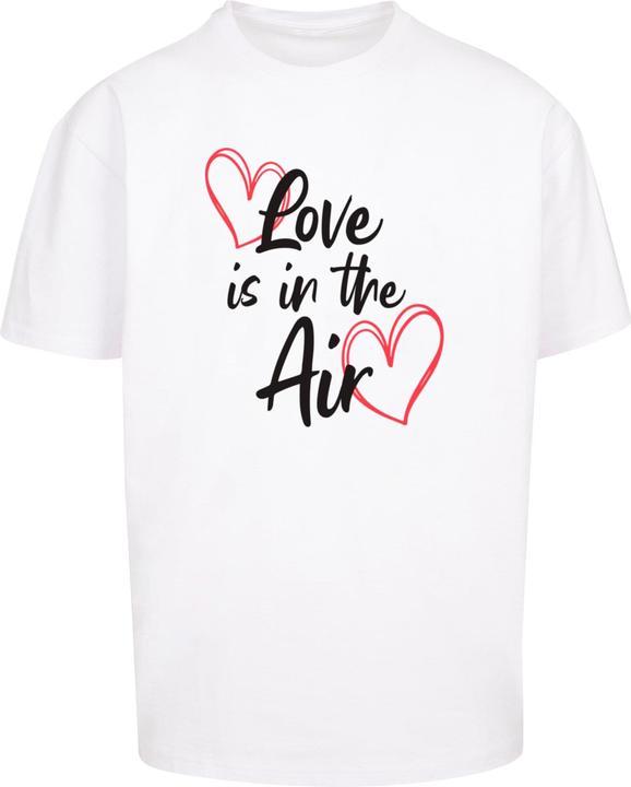 Merchcode Valentines Day - Love is in the Air Heavy Oversize Tee - 117423