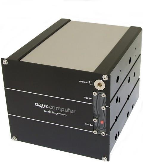 Produktbild Aqua Computer Aquadrive X4 Frontblende inkl. Gravur Schwarz