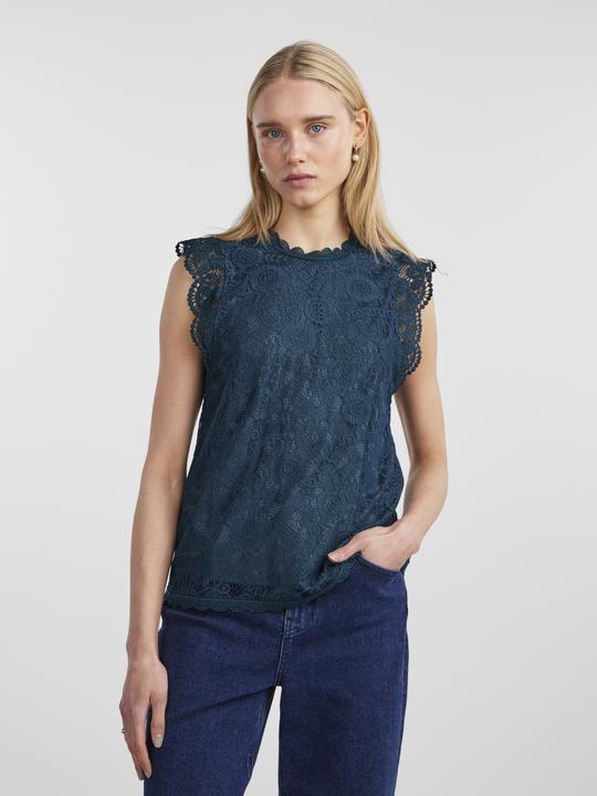 Actual product image Pieces Pcolline Sl Lace Top Noos (L)