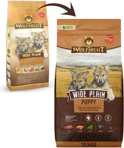 Actual product image Wolfsblut Dry food Dog Wide Plain Puppy, 12.5 kg (Junior, Puppy + kitten, 1 pcs., 12500 g)