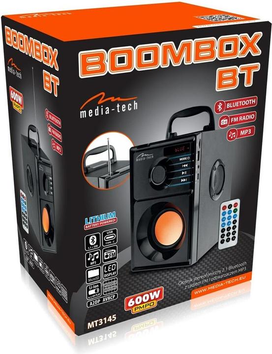 Produktbild Media-Tech Boombox Bt (6 h, Akkubetrieb)