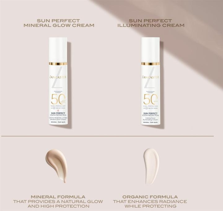 Actual product image Lancaster Sun Perf Mineral Sun Protection Factor 50 (Suntan cream, SPF 50, 50 ml)