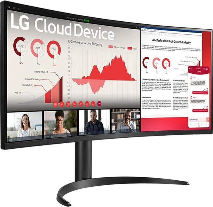 Productafbeelding LG 34" 34CR651W-BP (Intel Pentium N6005, 8 GB, 256 GB, Intel UHD Graphics)