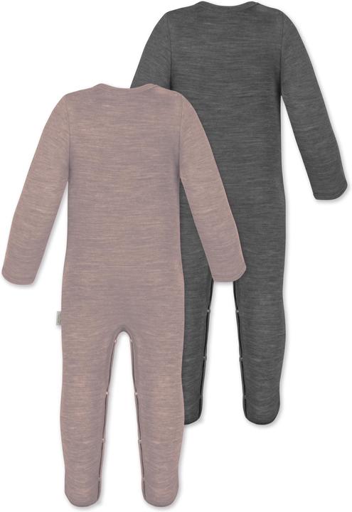 Immagine prodotto Normani Confezione da 2 pezzi di tutina MERINO baby merino "Levin" - 9413 (74)