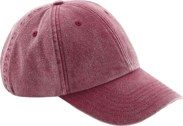 Produktbild Beechfield Vintage Niederes Profile Baseballkappe (One Size)