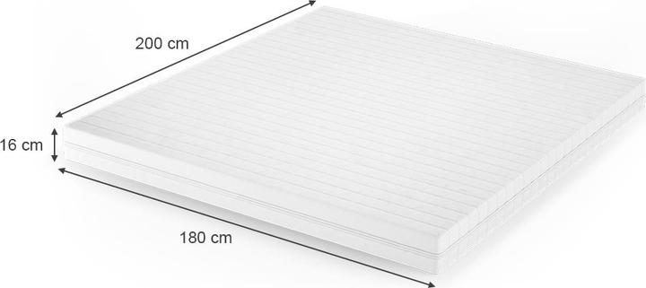 Produktbild VitaliSpa Foamy (180 x 200 cm, Schaumstoffkern)