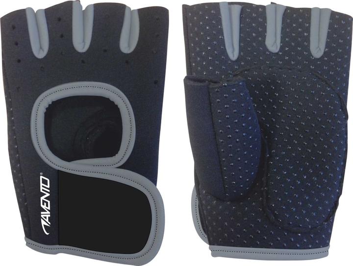 Produktbild Sko Fitness Gloves AVENTO 42AA S/M Black/grey (S, M)