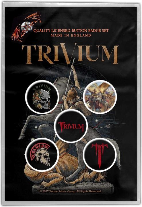 Universal Textiles In The Court Of The Dragon Badge Set (Pack of 5)