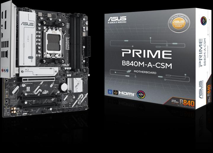 Actual product image ASUS PRIME B840M-A-CSM (AM5, AMD B840, mATX)