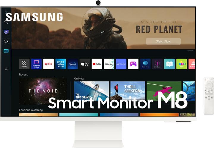 Image du produit Samsung Moniteur intelligent M8 (3840 x 2160 pixels, 32")