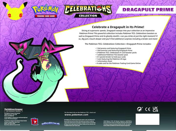 Produktbild Pokémon Dragapult Prime - Celebrations (Englisch, Box Set & Collection)