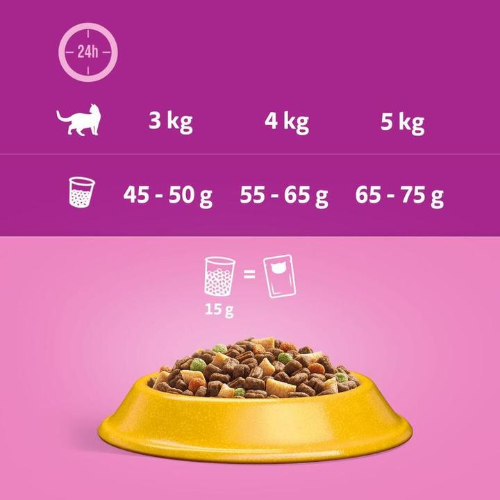 Immagine prodotto Whiskas Selezione di pollo secco 7+ 950g (Senior, 1 pz., 950 g)
