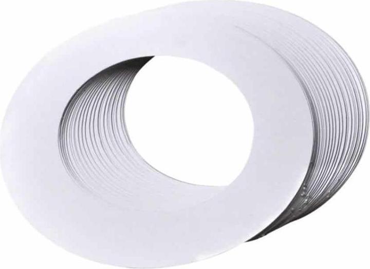 Produktbild DNA Footwear 50 Stück Papierring Tropfschutz für 10cm Durchmesser Wachs- oder Zuckerpastedosen (14161)